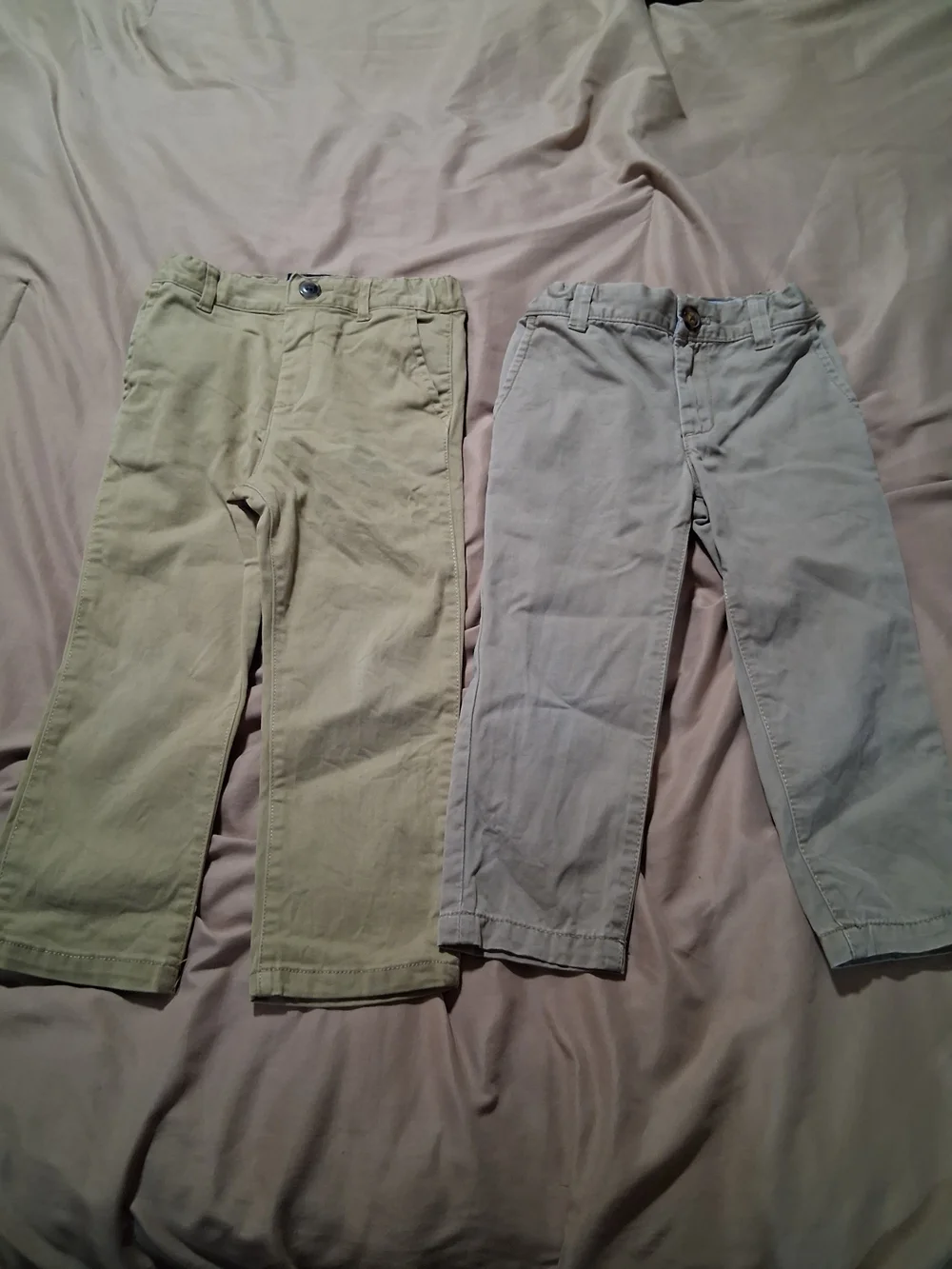 Carter's Kids Chino Pants Tan Khaki Boy Bundle School Uniform 3T
